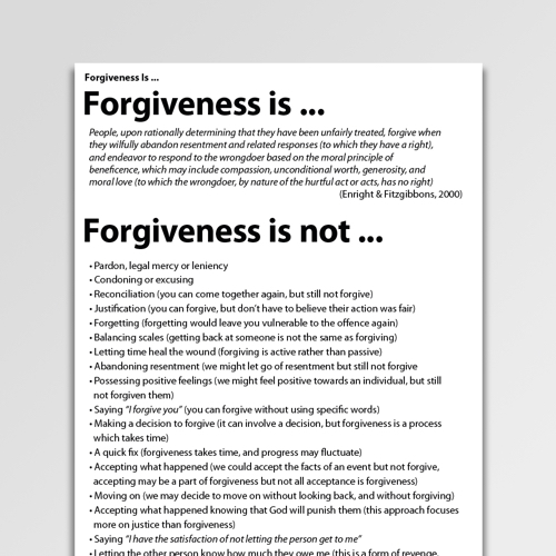 essay on the forgiving